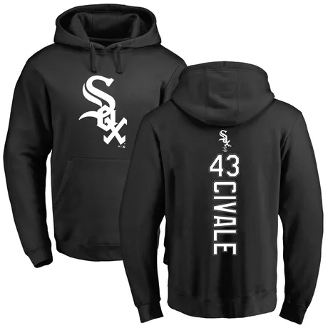 Men's Aaron Civale Black Backer Pullover Hoodie
