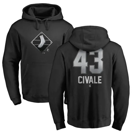 Men's Aaron Civale Black Midnight Mascot Pullover Hoodie