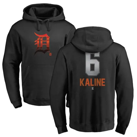 Men's Al Kaline Black Midnight Mascot Pullover Hoodie