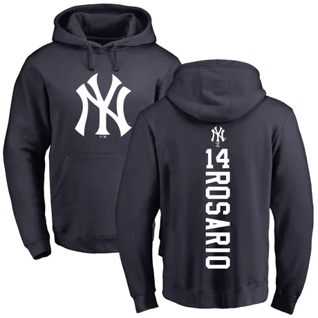 Men's Amed Rosario Navy Backer Pullover Hoodie
