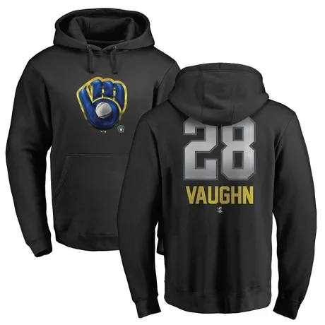 Men's Andrew Vaughn Black Midnight Mascot Pullover Hoodie