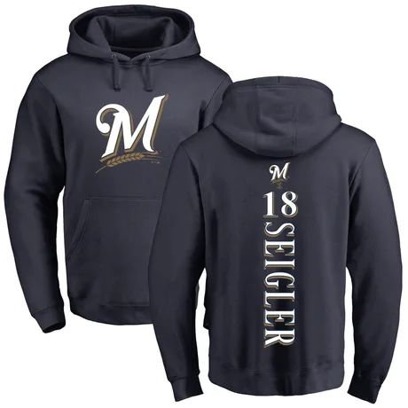 Men's Anthony Seigler Navy Backer Pullover Hoodie