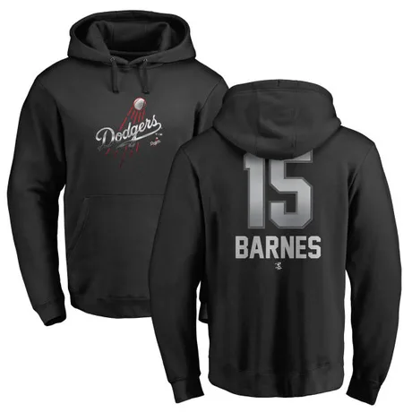 Men's Austin Barnes Black Midnight Mascot Pullover Hoodie