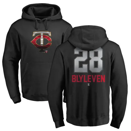 Men's Bert Blyleven Black Midnight Mascot Pullover Hoodie