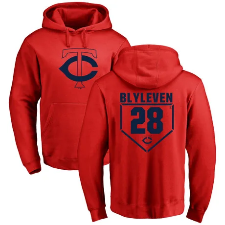 Men's Bert Blyleven Red RBI Pullover Hoodie