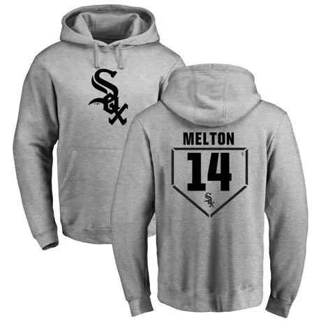 Men's Bill Melton Gray RBI Pullover HoodieHeathered