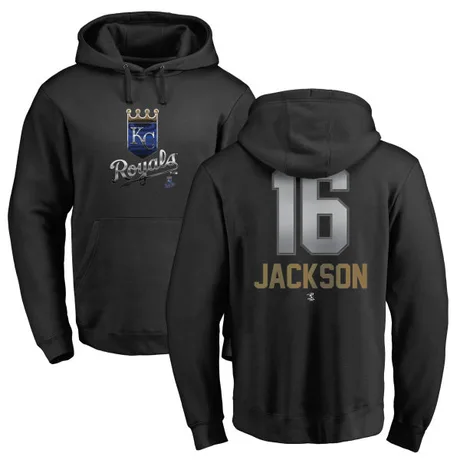 Men's Bo Jackson Black Midnight Mascot Pullover Hoodie