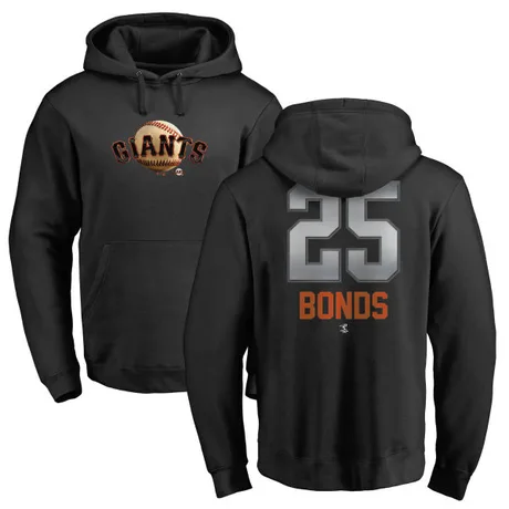 Men's Bobby Bonds Black Midnight Mascot Pullover Hoodie
