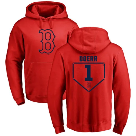 Men's Bobby Doerr Red RBI Pullover Hoodie
