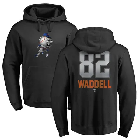 Men's Brandon Waddell Black Midnight Mascot Pullover Hoodie