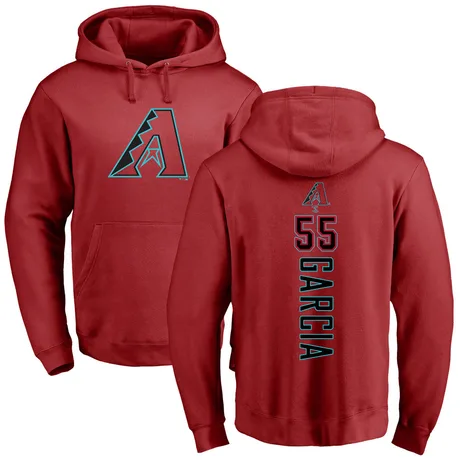 Men's Brandyn Garcia Red Backer Pullover Hoodie