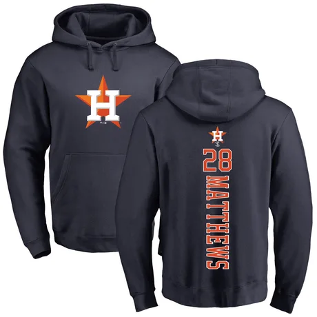 Men's Brice Matthews Navy Backer Pullover Hoodie