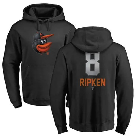 Men's Cal Ripken Black Midnight Mascot Pullover Hoodie
