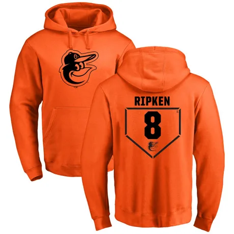Men's Cal Ripken Orange RBI Pullover Hoodie