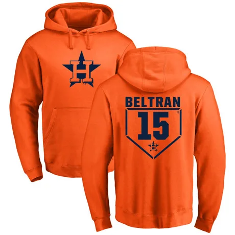 Men's Carlos Beltran Orange RBI Pullover Hoodie