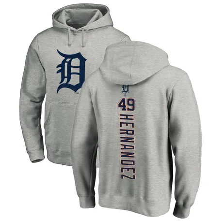 Men's Carlos Hernandez Ash Backer Pullover Hoodie