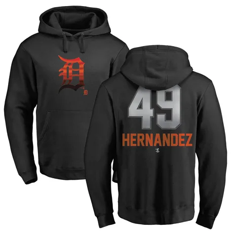 Men's Carlos Hernandez Black Midnight Mascot Pullover Hoodie