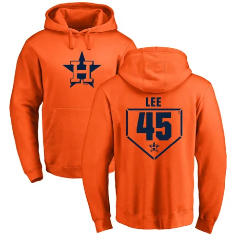 Men's Carlos Lee Orange RBI Pullover Hoodie
