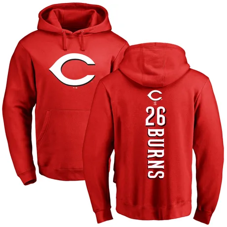 Men's Chase Burns Red Backer Pullover Hoodie