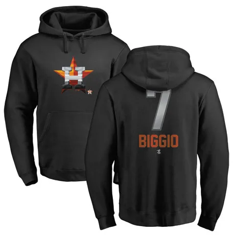 Men's Craig Biggio Black Midnight Mascot Pullover Hoodie