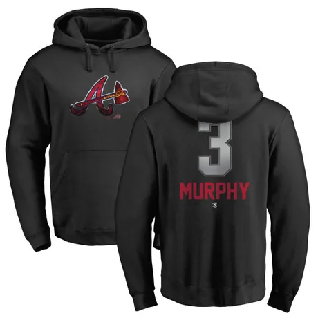 Men's Dale Murphy Black Midnight Mascot Pullover Hoodie