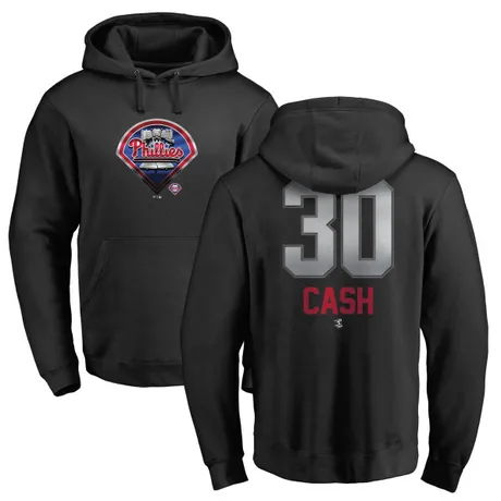 Men's Dave Cash Black Midnight Mascot Pullover Hoodie