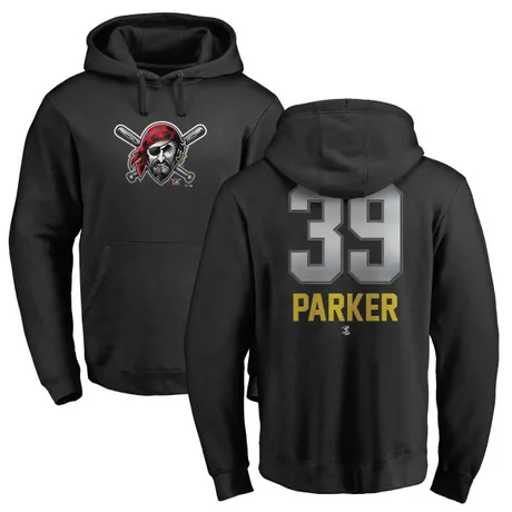 Men's Dave Parker Black Midnight Mascot Pullover Hoodie
