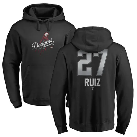 Men's Esteury Ruiz Black Midnight Mascot Pullover Hoodie