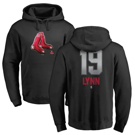 Men's Fred Lynn Black Midnight Mascot Pullover Hoodie