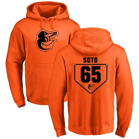 Men's Gregory Soto Orange RBI Pullover Hoodie