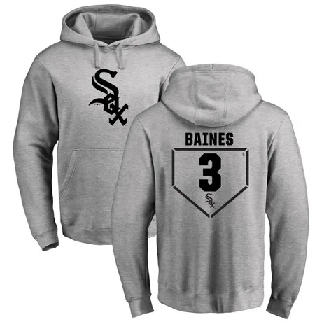 Men's Harold Baines Gray RBI Pullover HoodieHeathered