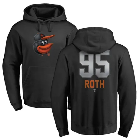 Men's Houston Roth Black Midnight Mascot Pullover Hoodie