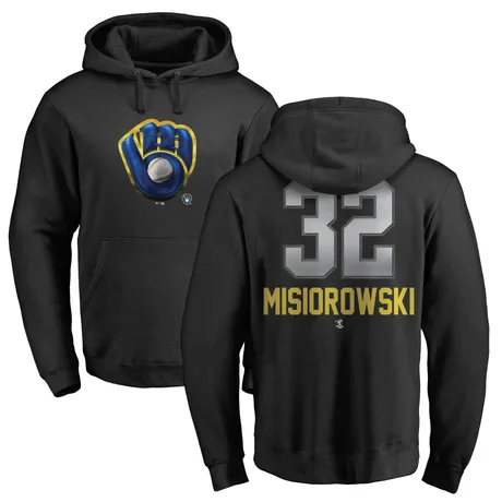 Men's Jacob Misiorowski Black Midnight Mascot Pullover Hoodie