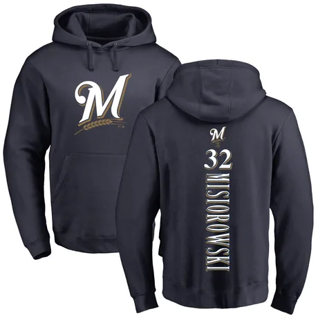 Men's Jacob Misiorowski Navy Backer Pullover Hoodie