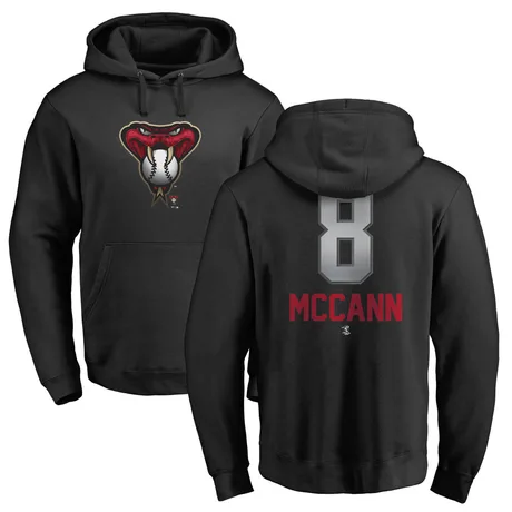 Men's James McCann Black Midnight Mascot Pullover Hoodie