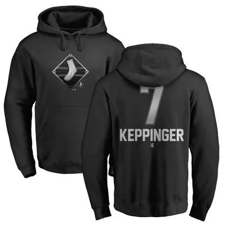 Men's Jeff Keppinger Black Midnight Mascot Pullover Hoodie