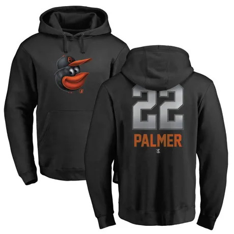 Men's Jim Palmer Black Midnight Mascot Pullover Hoodie