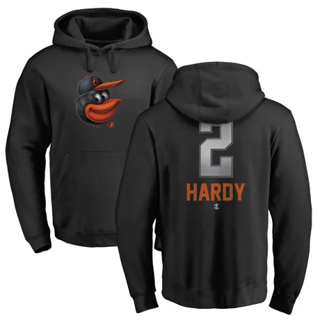 Men's J.J. Hardy Black Midnight Mascot Pullover Hoodie