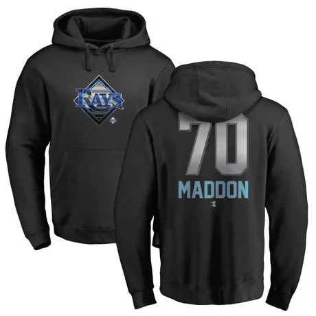 Men's Joe Maddon Black Midnight Mascot Pullover Hoodie