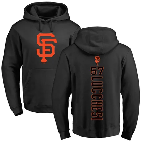 Men's Joey Lucchesi Black Backer Pullover Hoodie