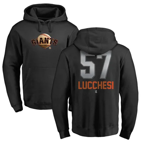 Men's Joey Lucchesi Black Midnight Mascot Pullover Hoodie