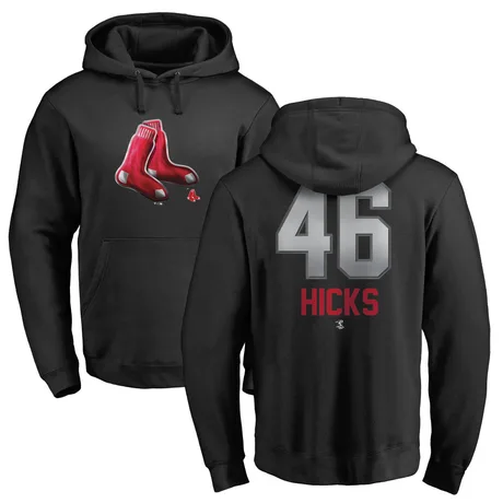Men's Jordan Hicks Black Midnight Mascot Pullover Hoodie