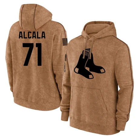 Men's Jorge Alcala Brown 2023 Salute to Service Club Pullover Hoodie