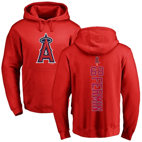 Men's Jose Fermin Red Backer Pullover Hoodie