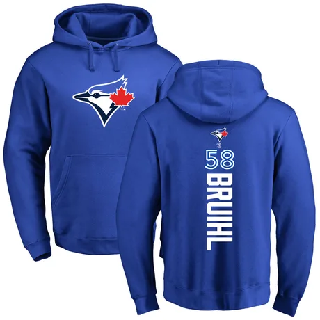 Men's Justin Bruihl Royal Backer Pullover Hoodie