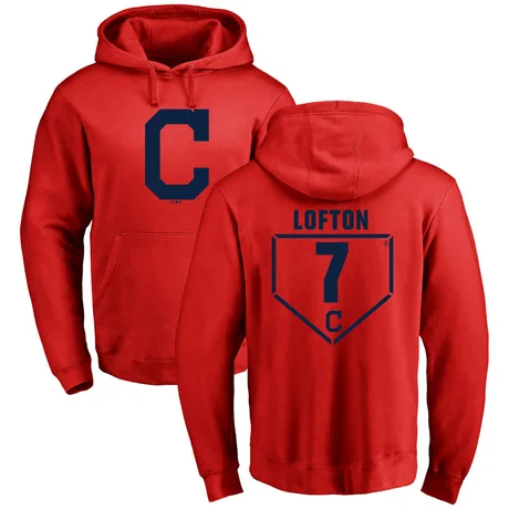 Men's Kenny Lofton Red RBI Pullover Hoodie