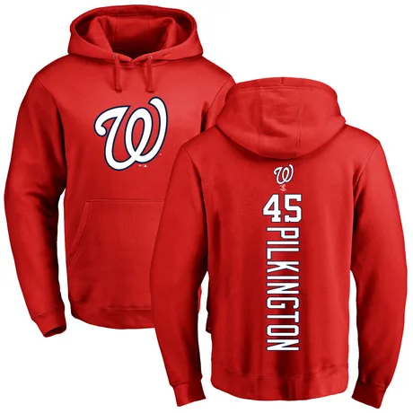 Men's Konnor Pilkington Red Backer Pullover Hoodie