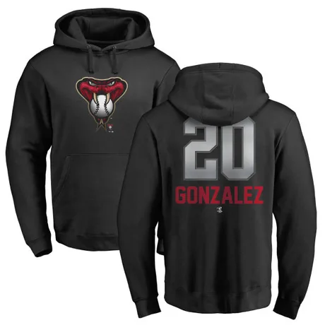 Men's Luis Gonzalez Black Midnight Mascot Pullover Hoodie