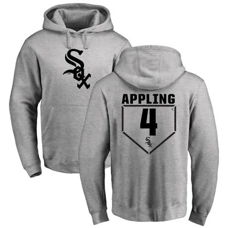 Men's Luke Appling Gray RBI Pullover HoodieHeathered