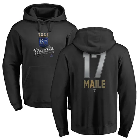 Men's Luke Maile Black Midnight Mascot Pullover Hoodie